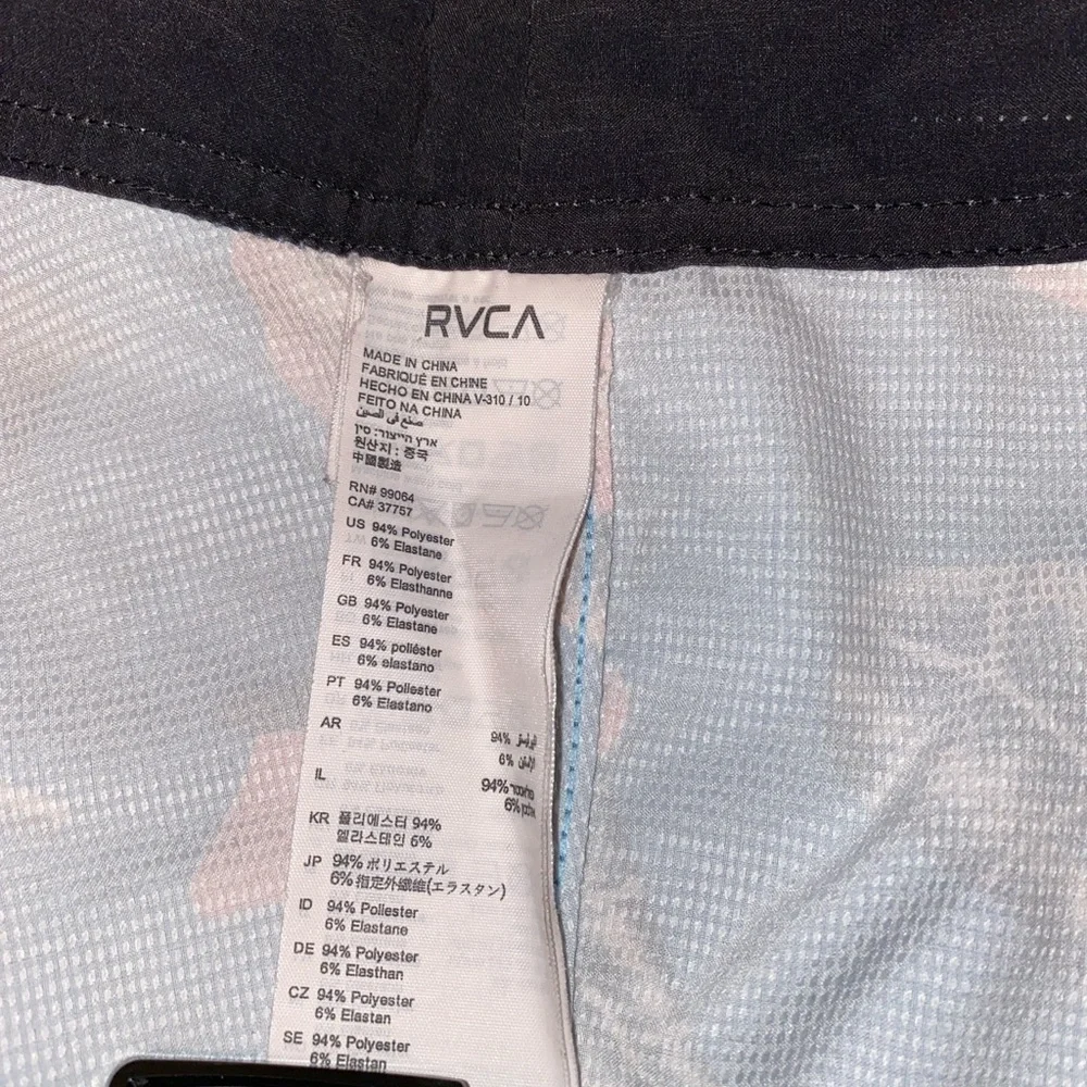 🎈RVCA Blue Patterned Board Shorts